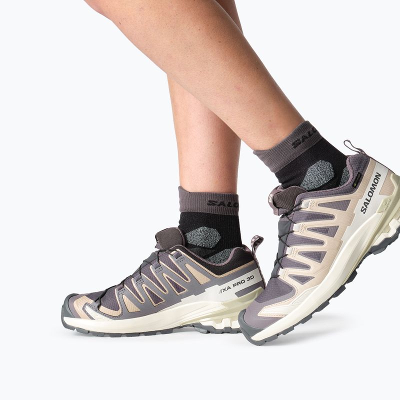 Dámské běžecké boty Salomon XA Pro 3D V9 GTX nine iron/oxford tan 6