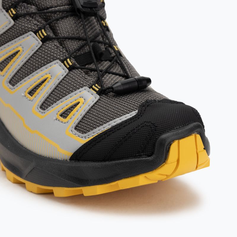 Dětské trekingové boty Salomon X Ultra Mid GTX castlerock/black/spicy/mustard 7