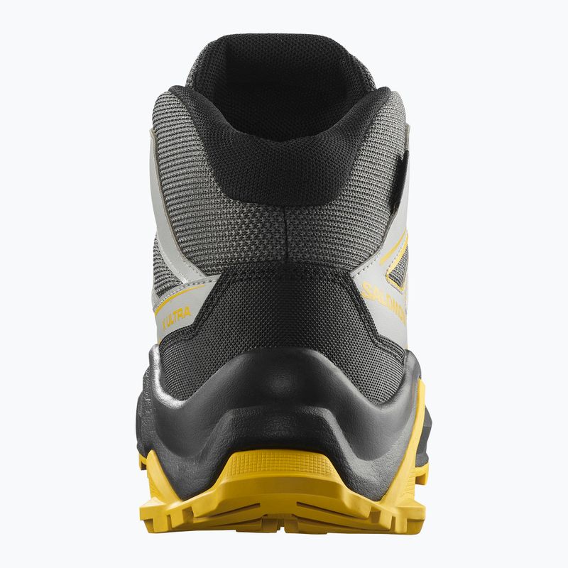 Dětské trekingové boty Salomon X Ultra Mid GTX castlerock/black/spicy/mustard 10