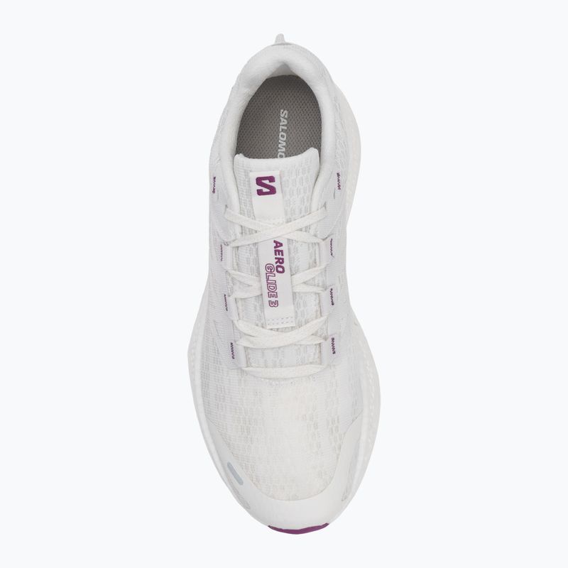 Pánské běžecké boty Salomon Aero Glide 3 white/white/willowherb 5