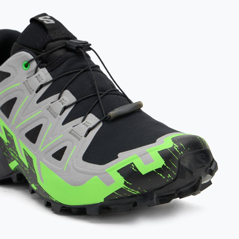 Pánské běžecké boty Salomon Speedcross 6 GTX black/alloy/green gecko 7