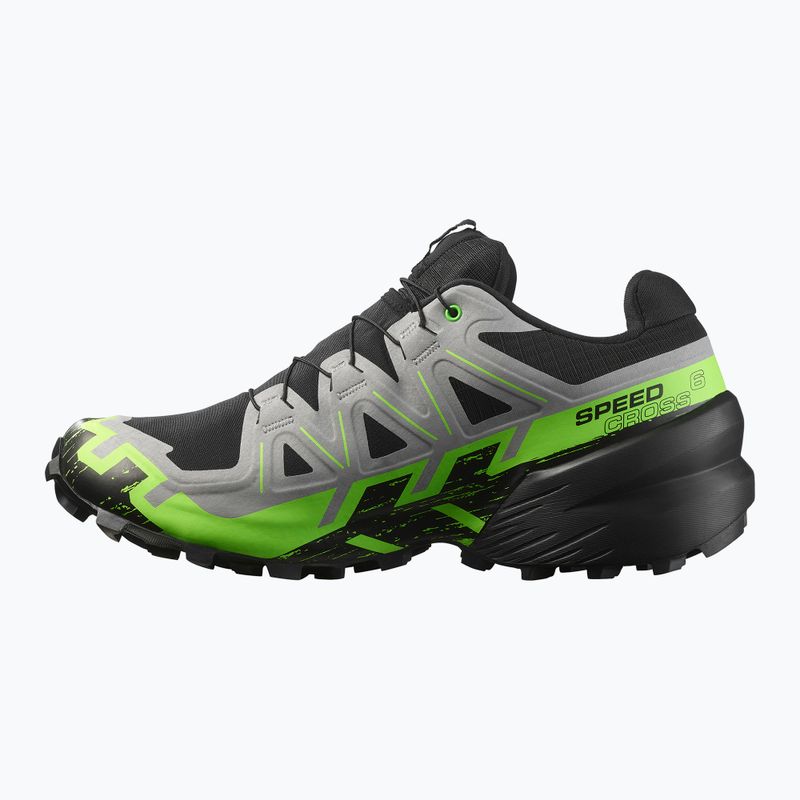 Pánské běžecké boty Salomon Speedcross 6 GTX black/alloy/green gecko 3