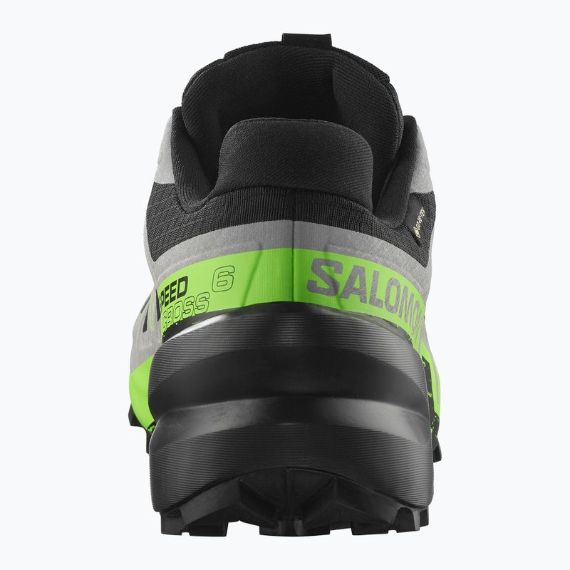 Pánské běžecké boty Salomon Speedcross 6 GTX black/alloy/green gecko 5