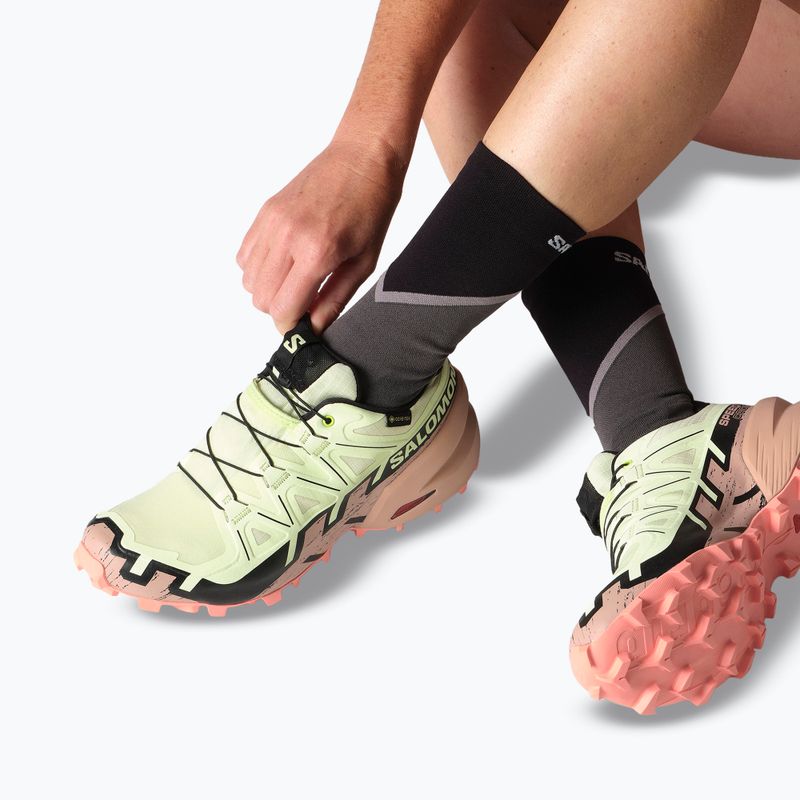 Dámské běžecké boty Salomon Speedcross 6 GTX lime cream/mahogany rose/black 7