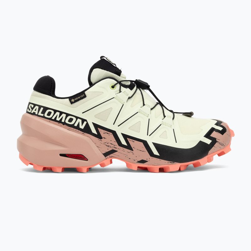 Dámské běžecké boty Salomon Speedcross 6 GTX lime cream/mahogany rose/black 2