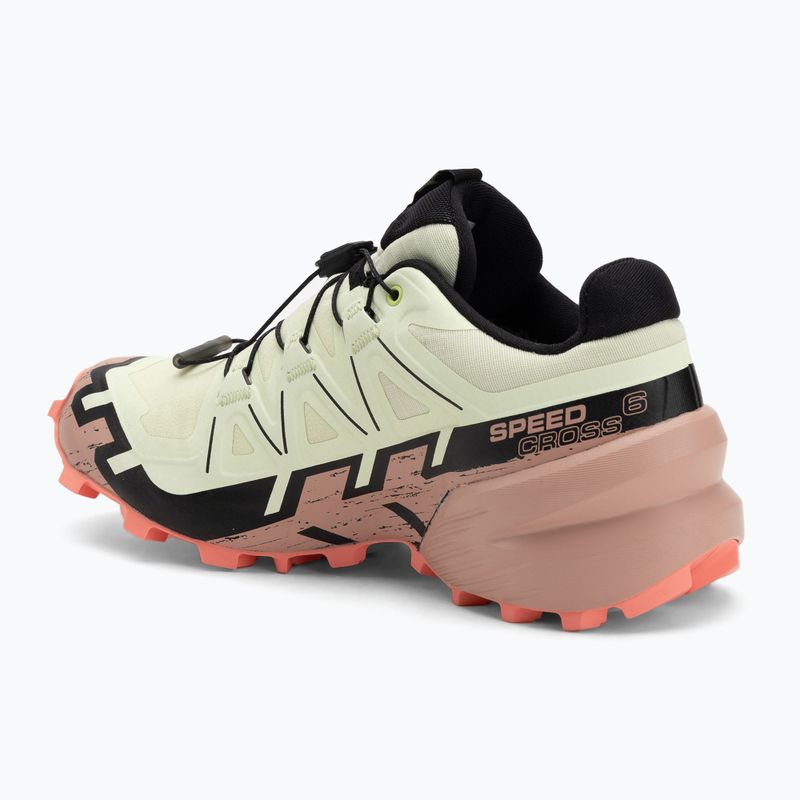 Dámské běžecké boty Salomon Speedcross 6 GTX lime cream/mahogany rose/black 3
