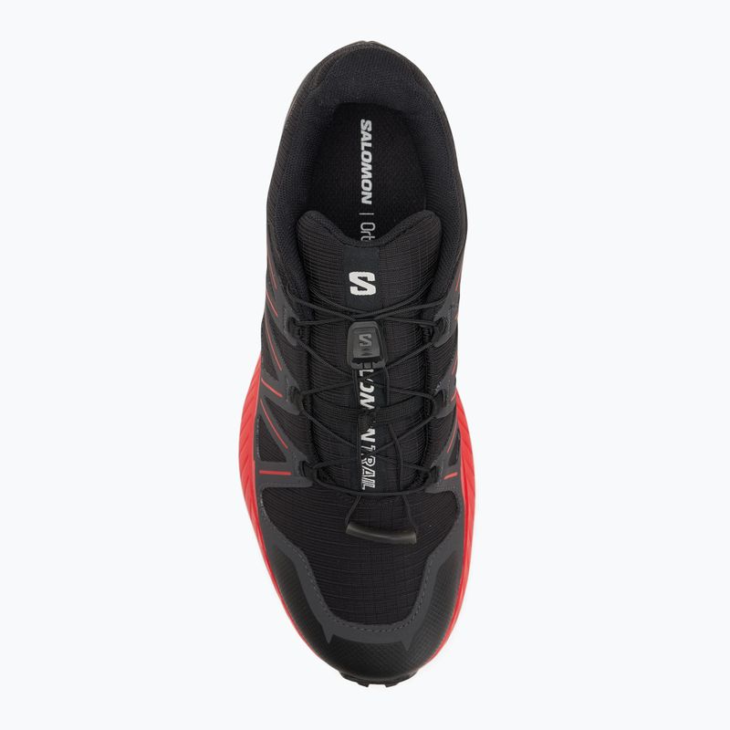 Pánské běžecké boty Salomon Speedcross Peak black/asphalt/fiery red 5