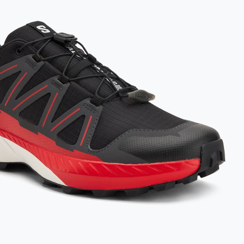 Pánské běžecké boty Salomon Speedcross Peak black/asphalt/fiery red 7