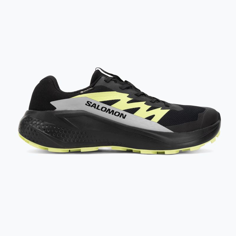 Pánské běžecké boty Salomon Alphaglide GTX black/alloy/sharp green 2