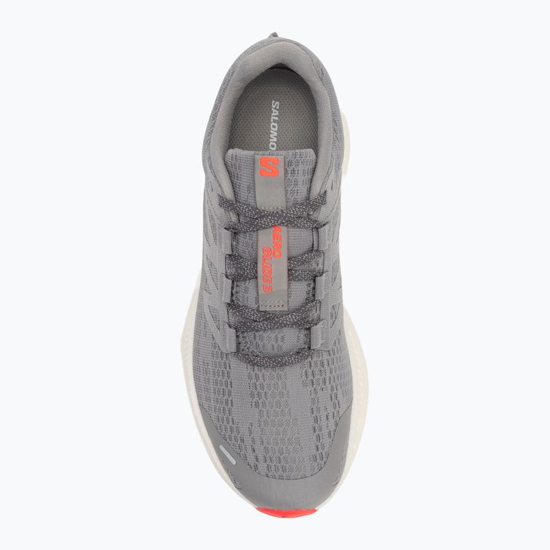 Pánské běžecké boty Salomon Aero Glide 3 alloy/vanilla ice/neon flame 5