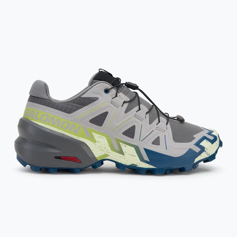 Pánské běžecké boty Salomon Speedcross 6 castlerock/lime cream/poseidon 2