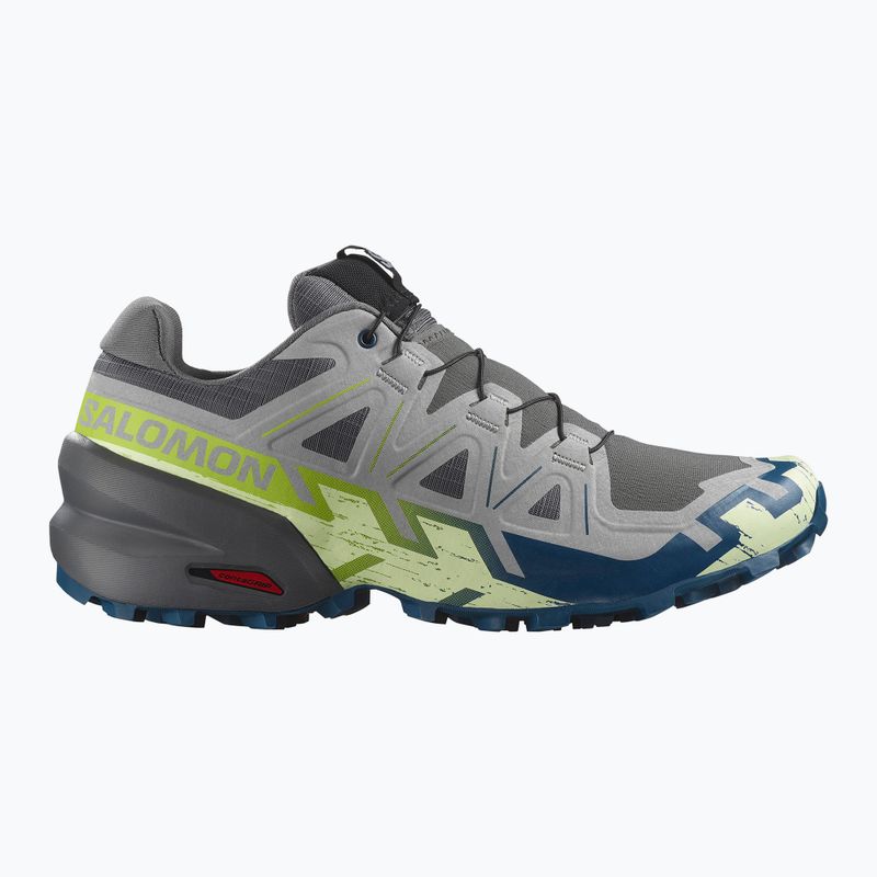Pánské běžecké boty Salomon Speedcross 6 castlerock/lime cream/poseidon 2