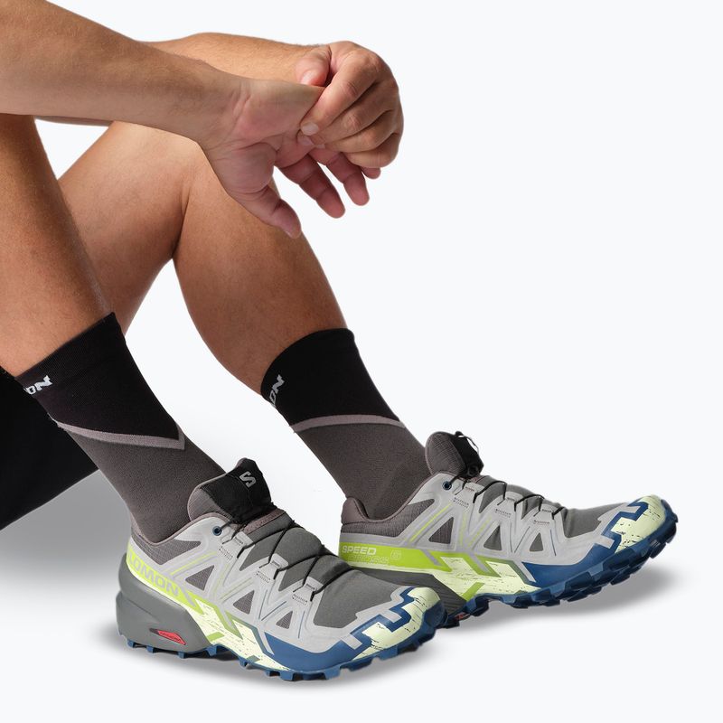 Pánské běžecké boty Salomon Speedcross 6 castlerock/lime cream/poseidon 7