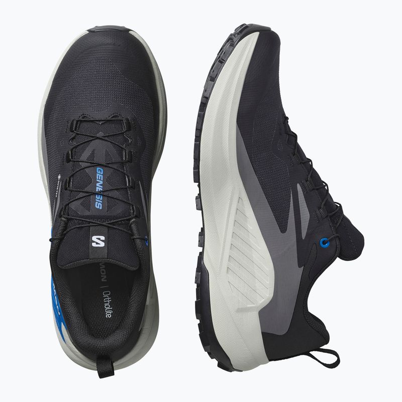 Pánské běžecké boty Salomon Genesis GTX black/lunar rock/french blue 13