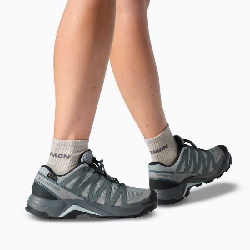 Dámské trekové boty Salomon X-Adventure Recon Waterproof mnment/turbu 15