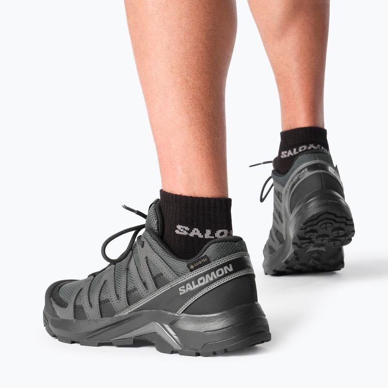 Pánské trekové boty Salomon X-Adventure Recon Waterproof asphalt/castlerock 9