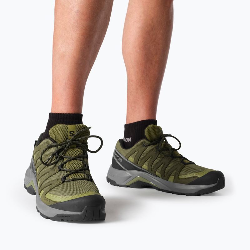 Pánské trekové boty Salomon X-Adventure Recon Waterproof olvnig/martini 8