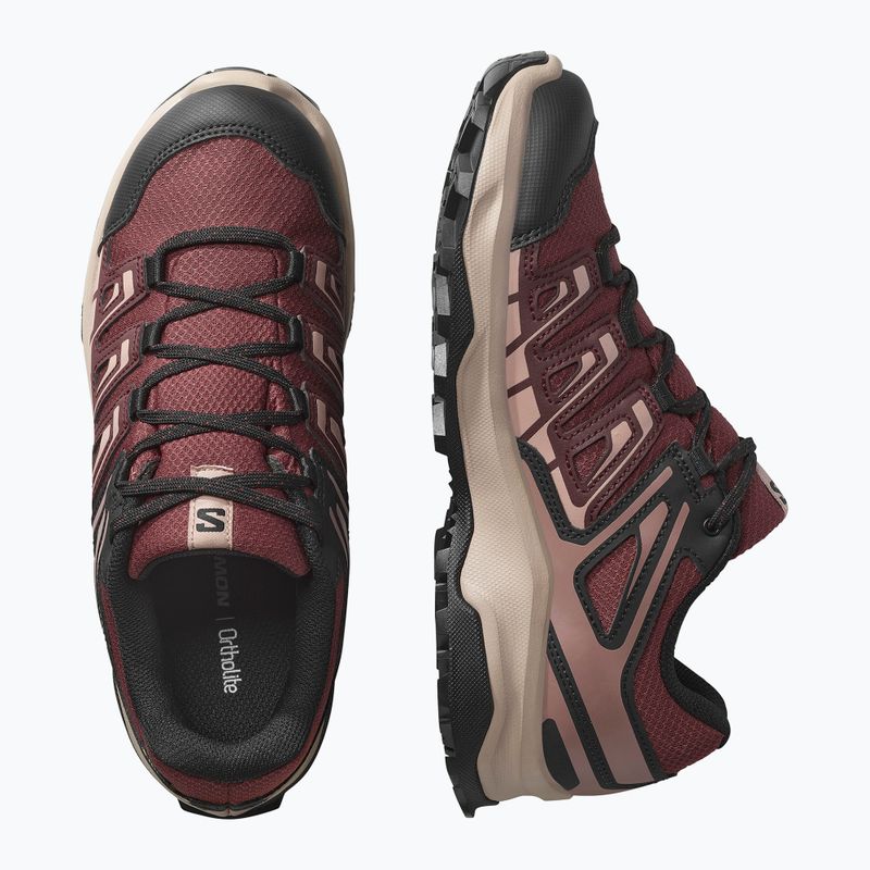 Dámské trekingové boty Salomon Extegra GTX henna/run raisin/mahogany rose 6