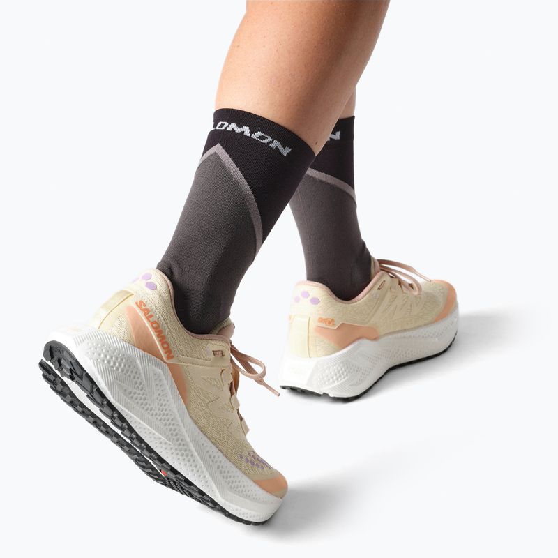 Dámské běžecké boty Salomon Aero Glide 3 Gravel shortbread/white/fusion coral 9