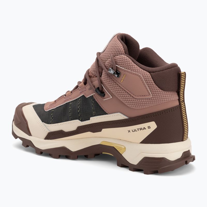 Dámské trekové boty Salomon X Ultra 5 MID GTX burlwood / french roast / rattan 3