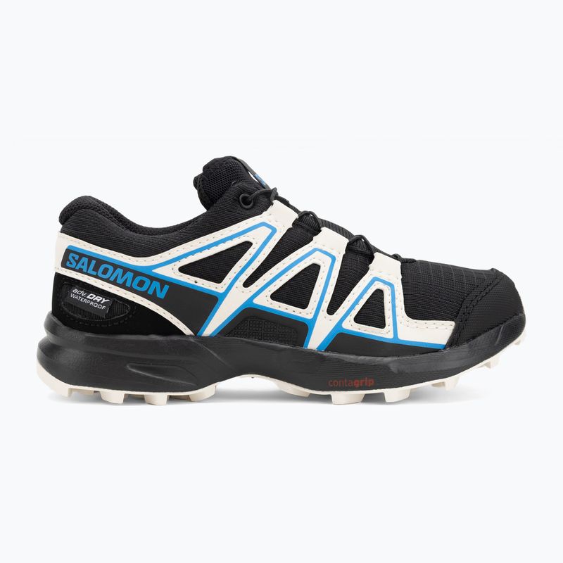 Dětské běžecké boty Salomon Speedcross Waterproof black/vanilla ice/french blue 2