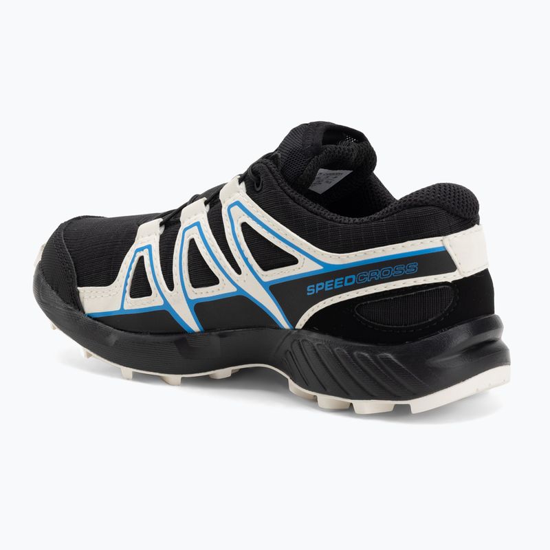 Dětské běžecké boty Salomon Speedcross Waterproof black/vanilla ice/french blue 3