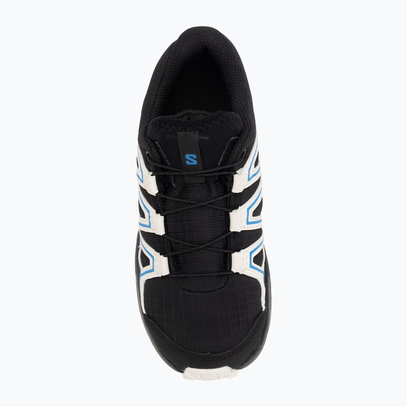 Dětské běžecké boty Salomon Speedcross Waterproof black/vanilla ice/french blue 5