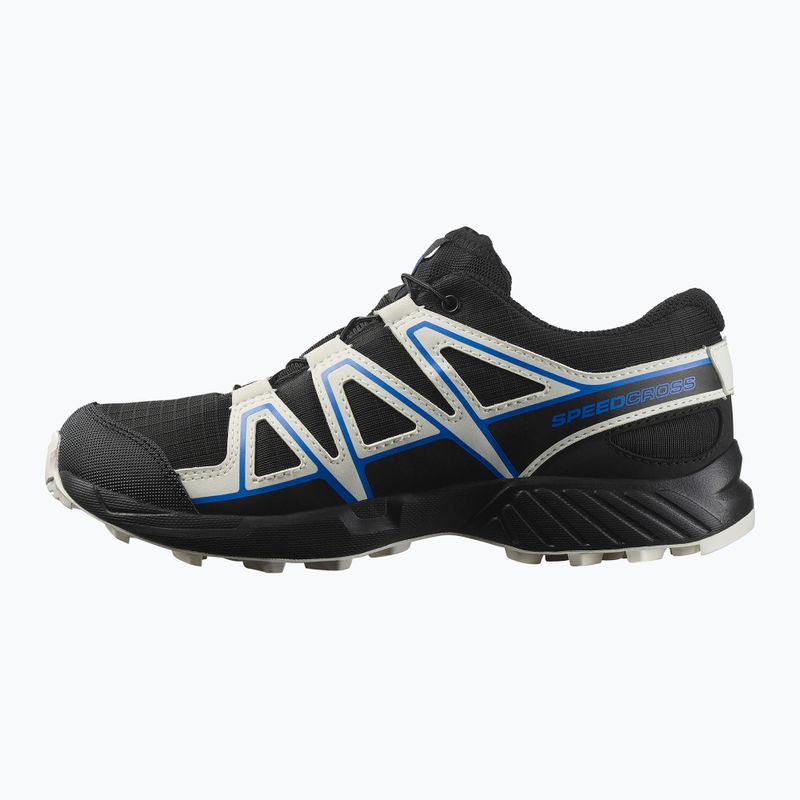 Dětské běžecké boty Salomon Speedcross Waterproof black/vanilla ice/french blue 9