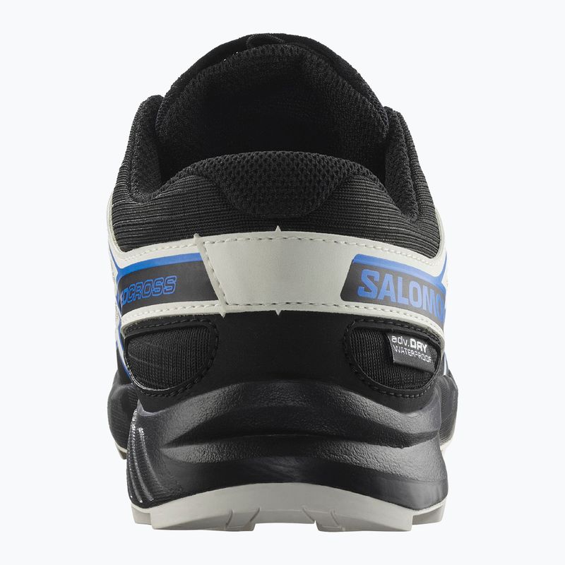 Dětské běžecké boty Salomon Speedcross Waterproof black/vanilla ice/french blue 10