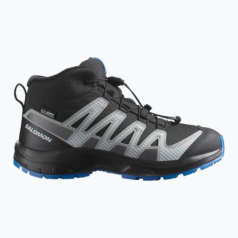 Dětské turistické boty Salomon XA PRO V8 MID WP black/monument /french blue 8