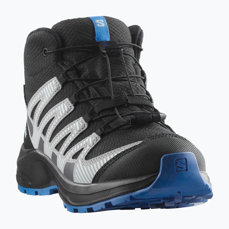 Dětské turistické boty Salomon XA PRO V8 MID WP black/monument /french blue 9