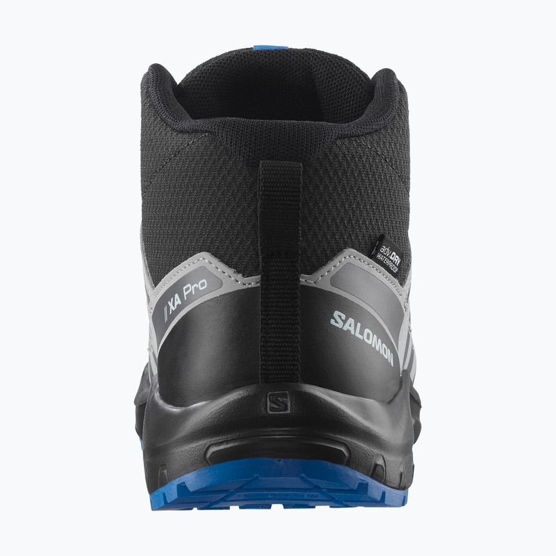 Dětské turistické boty Salomon XA PRO V8 MID WP black/monument /french blue 11