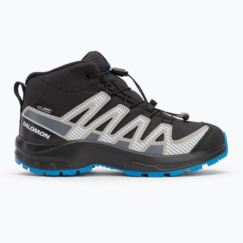 Dětské turistické boty Salomon XA PRO V8 MID WP black/monument /french blue 2