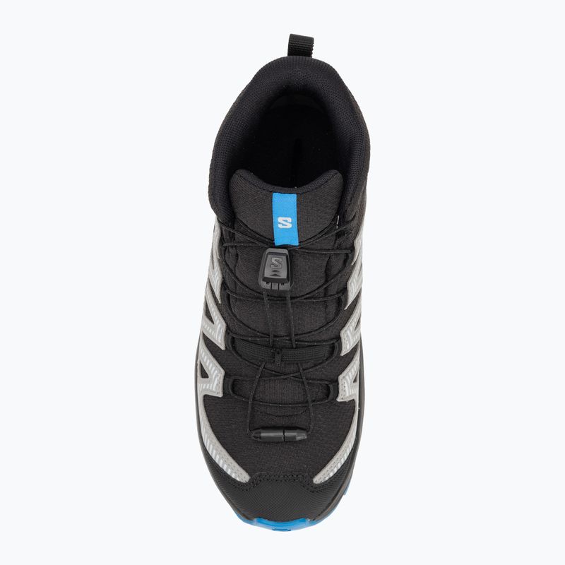 Dětské turistické boty Salomon XA PRO V8 MID WP black/monument /french blue 5