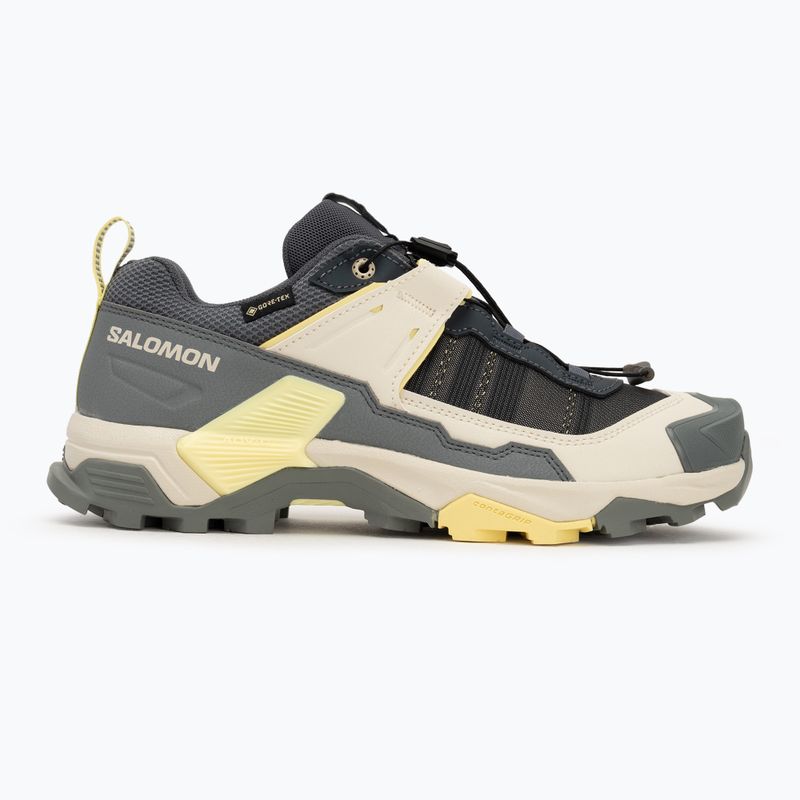 Dámské trekové boty Salomon X ULTRA 5 GTX turbulence / sedona sage / yellow Iris 2