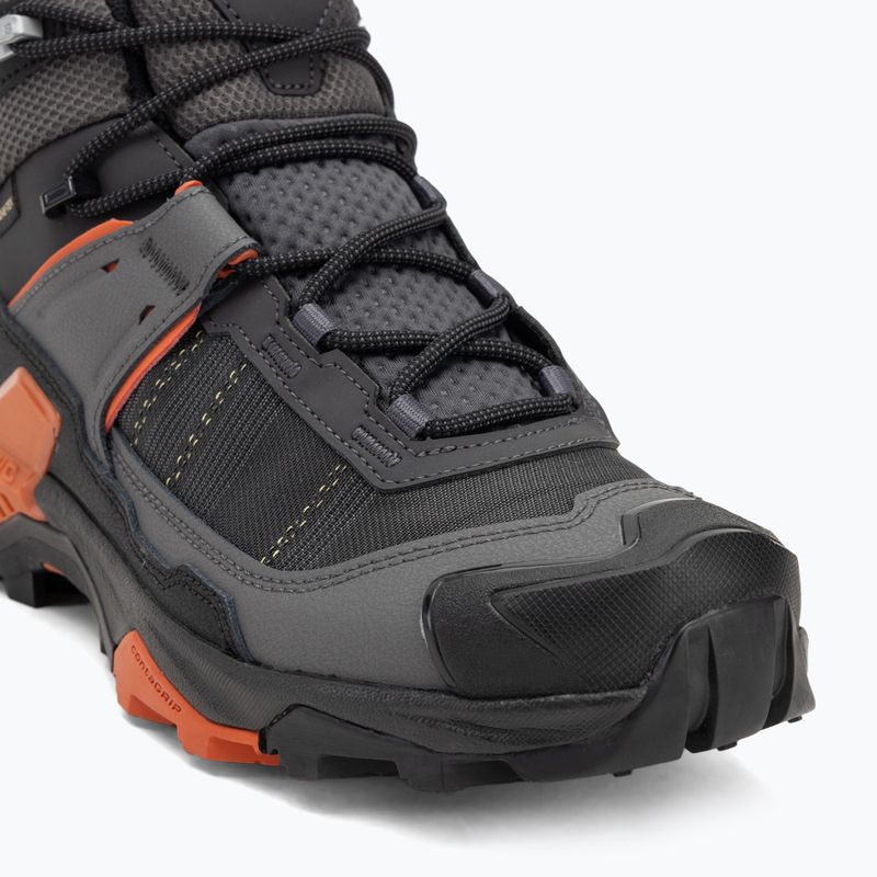 Pánské trekové boty Salomon X Ultra 5 MID GTX asphalt / castlerock / burnt okre 7