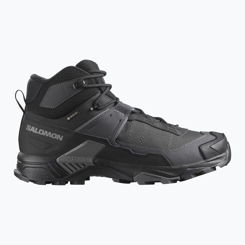 Pánské trekové boty Salomon X Ultra 5 MID Wide GTX black/asphalt/castlerock 8