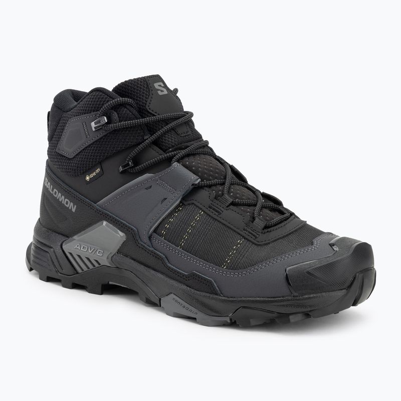 Pánské trekové boty Salomon X Ultra 5 MID Wide GTX black/asphalt/castlerock