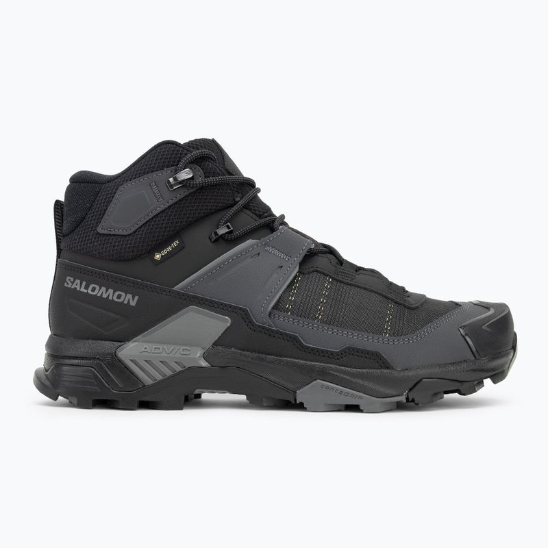 Pánské trekové boty Salomon X Ultra 5 MID Wide GTX black/asphalt/castlerock 2