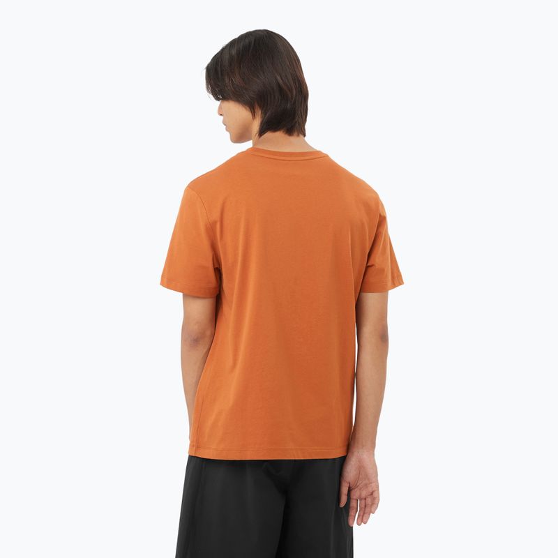 Pánské tričko Salomon Logo Tee sierra 2