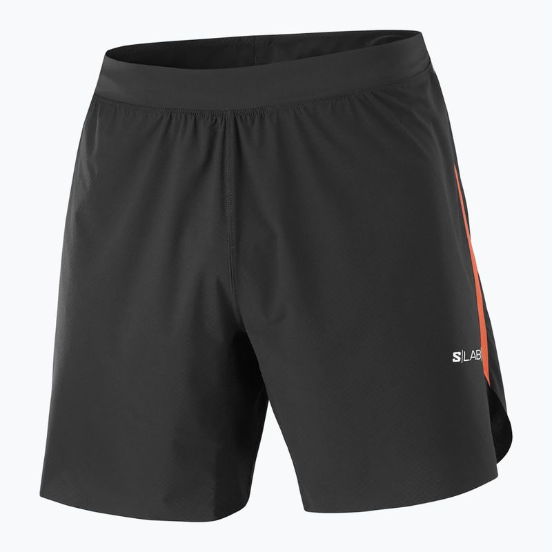Pánské běžecké šortky Salomon S/Lab Speed Spl 7" deep black / fiery red 6