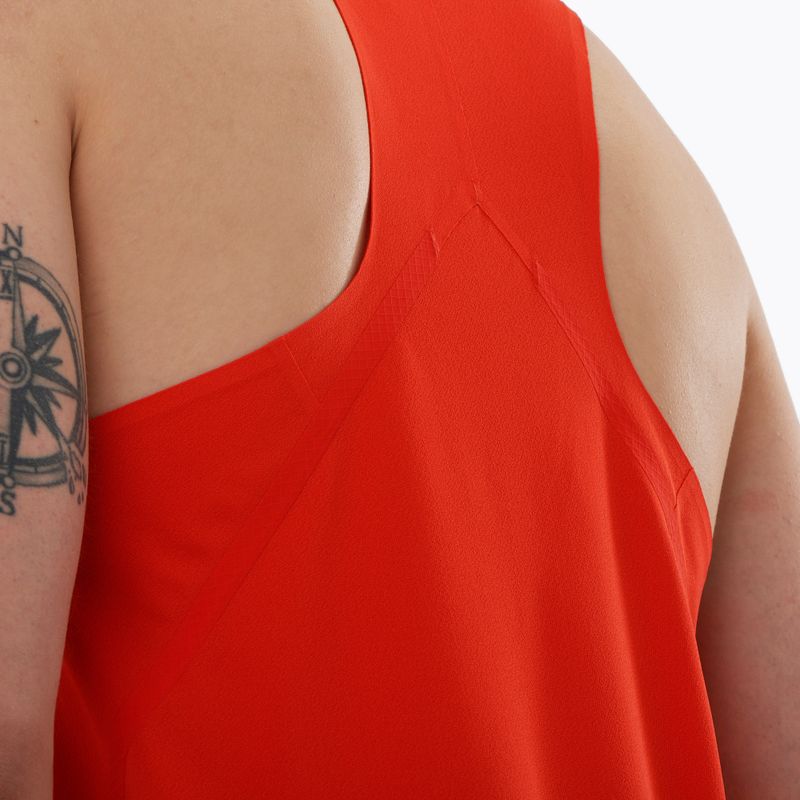 Pánské běžecké tílko Salomon S/Lab Speed Singlet flery red 3