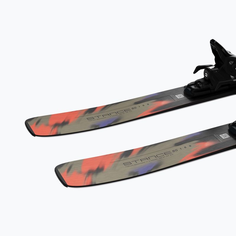 Sjezdové lyže + vázání Salomon Stance 80 + M10 GW kelp/nasturtium 7