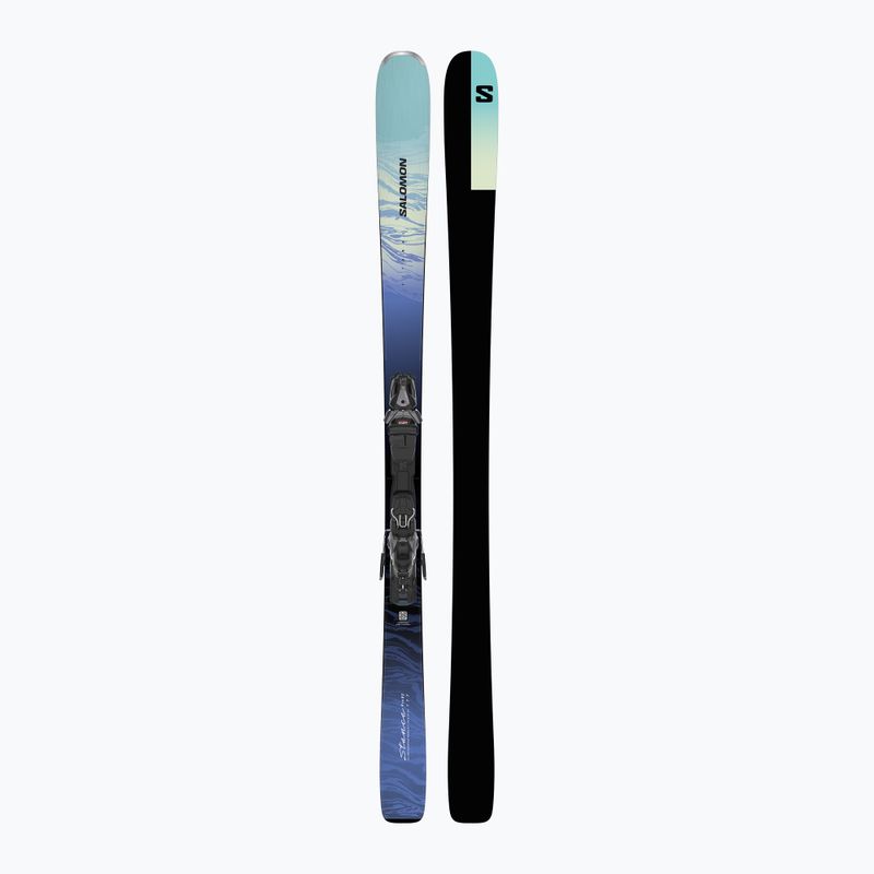 Dámské sjezdové lyže + vázání Salomon Stance Pro W 82 + MI11 GW aruba blue/blue yonder 3