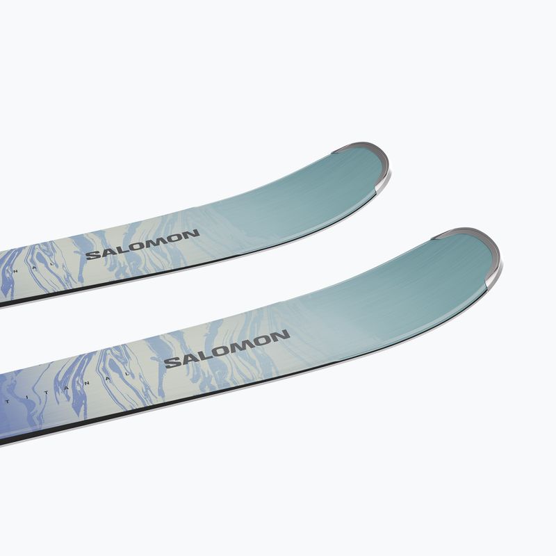 Dámské sjezdové lyže + vázání Salomon Stance Pro W 82 + MI11 GW aruba blue/blue yonder 6