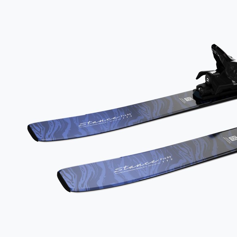Dámské sjezdové lyže + vázání Salomon Stance Pro W 82 + MI11 GW aruba blue/blue yonder 7