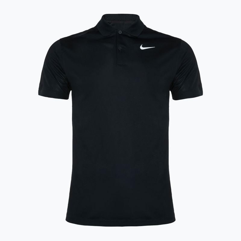 Pánské tenisové tričko Nike Court Dri-Fit černá/bílá