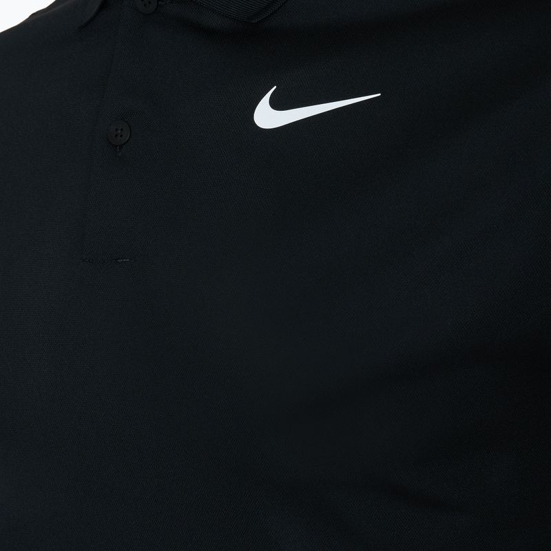 Pánské tenisové tričko Nike Court Dri-Fit černá/bílá 3