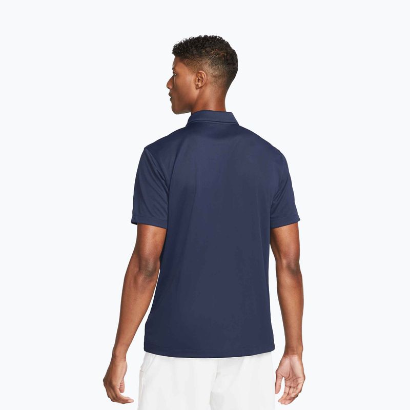 Pánské tenisové polo Nike Court Dri-Fit Polo Solid obsidian/white 3