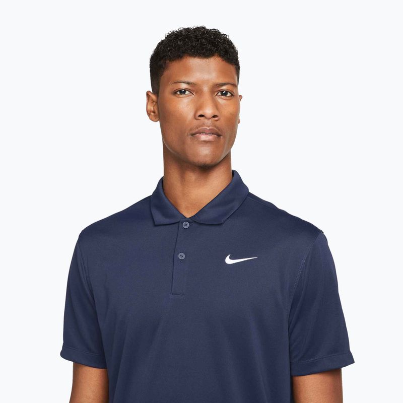 Pánské tenisové polo Nike Court Dri-Fit Polo Solid obsidian/white 4
